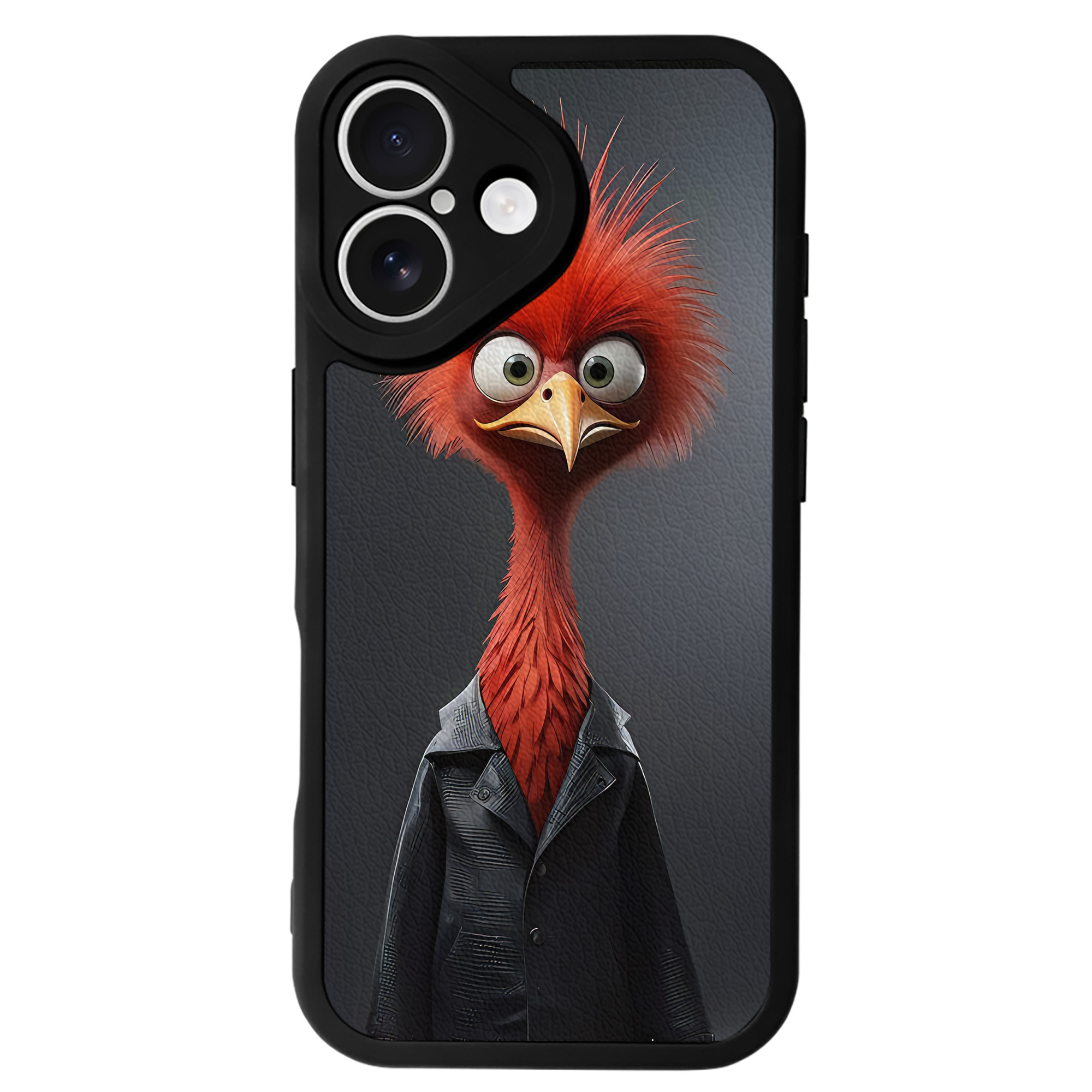 （画像用） Angry Birds アングリーバード 【iPhone 16シリーズ対応】シリコンスマホケース（レザー調） 材質：シリコン